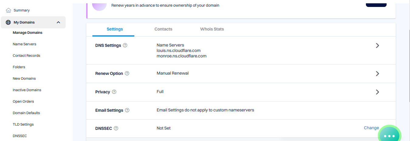DNS-Settings